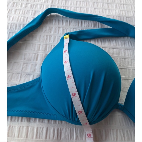 NWOT Victorias Secret 32D Deep Sky Blue Bikini Top - Picture 6 of 7